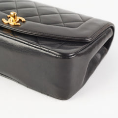 Chanel Small Diana GHW Black