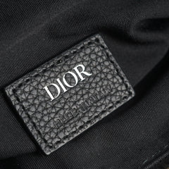 Dior Saddle Bag Beige and Black Oblique Jacquard