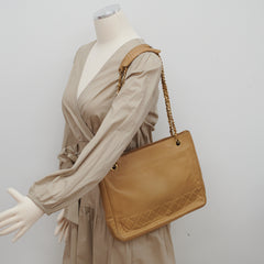 Chanel Beige Vintage Shopper