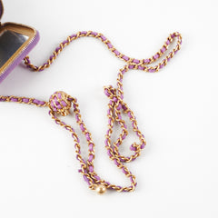 Chanel Pearl Crush Mini Vanity Case Purple