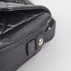 Chanel Quilted Sheriffs Star Square Black