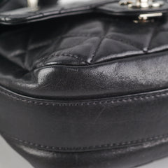 Chanel Quilted Sheriffs Star Square Black