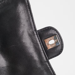 Chanel Quilted Sheriffs Star Square Black