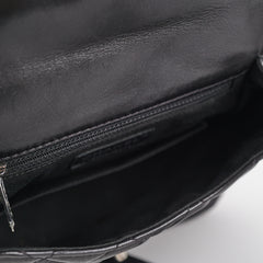 Chanel Quilted Sheriffs Star Square Black