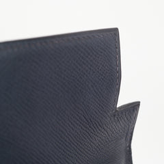 Hermes Kelly 32 Epsom Sellier Blue Nuit - Stamp Circle T