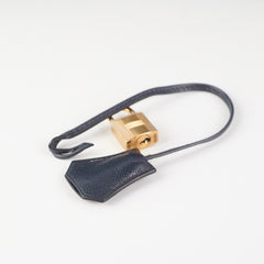 Hermes Kelly 32 Epsom Sellier Blue Nuit - Stamp Circle T