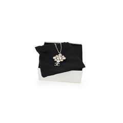 Chanel Crystal CC Logo Pendant Necklace Costume Jewellery