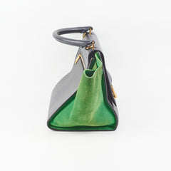 Celine Trapeze Green and Black