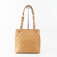 ITEM 15 - Chanel PST Caviar Dark Beige