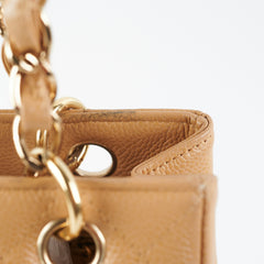ITEM 15 - Chanel PST Caviar Dark Beige