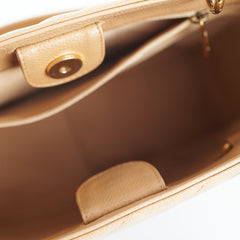 ITEM 15 - Chanel PST Caviar Dark Beige