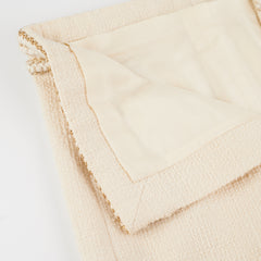 Chanel Pencil Skirt Ivory Size Euro 36