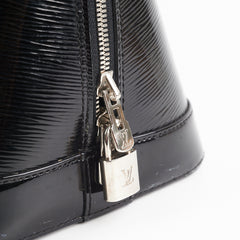 Louis Vuitton Alma GM Patent Epi Leather Black