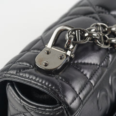 BC Dior Medium Caro Bag Black