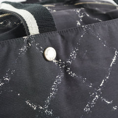 Chanel Diamond - Print Tote Bag Black