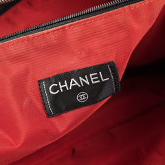 Chanel Diamond - Print Tote Bag Black