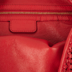 Dior Lady Dior Soft Shopper Tote Red