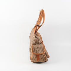 Dior Diorissimo Cargo Hobo Bag Brown