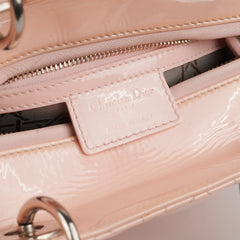 Dior Lady Dior Pink Patent Medium