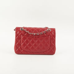 Chanel 18B Small Classic Flap Caviar Red