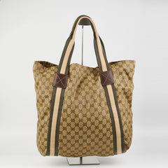 Gucci Canvas Tote Green