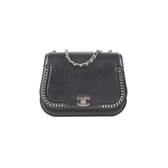Chanel Seasonal Chain Flap Calfskin Shoulder Bag