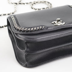 Chanel Seasonal Chain Flap Calfskin Shoulder Bag