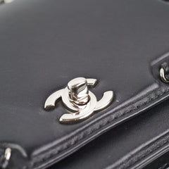 Chanel Seasonal Chain Flap Calfskin Shoulder Bag