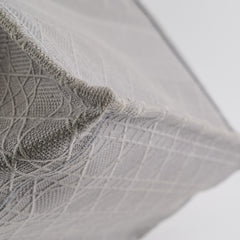 Dior Medium Book Tote Cannage Embroidered Grey