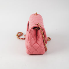 ITEM 9 - Chanel Mini Square Pink Microchipped