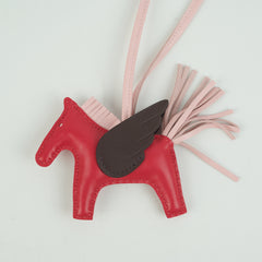 Hermes Rodeo Pegase PM Framboise/Rose Sakura/ Rouge Sellier - Stamp Z