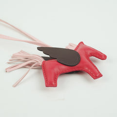Hermes Rodeo Pegase PM Framboise/Rose Sakura/ Rouge Sellier - Stamp Z