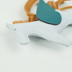 Hermes Rodeo Pegase PM Blue Brume/Sesame/Vert Bosphore - Stamp Z
