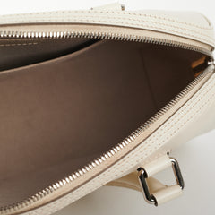 Louis Vuitton Jasmine Boston Epi White Bag