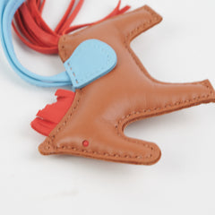 Hermes Rodeo PM Gold/Rouge Indien/Blue Celeste