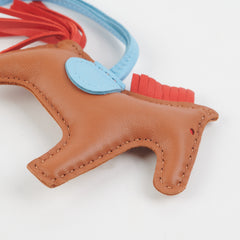 Hermes Rodeo PM Gold/Rouge Indien/Blue Celeste