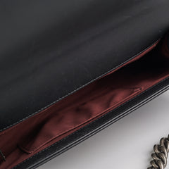 Chanel New Medium Boy Velvet Black