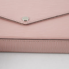 Louis Vuitton Epi Felicie Pochette Pink Crossbody Bag