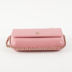 Chanel Seasonal Flap Pink Microchip