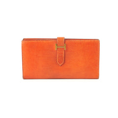 Hermes Bearn Wallet Orange