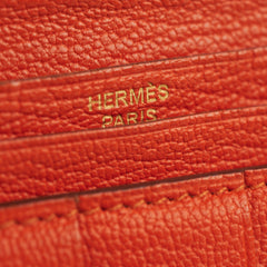 Hermes Bearn Wallet Orange