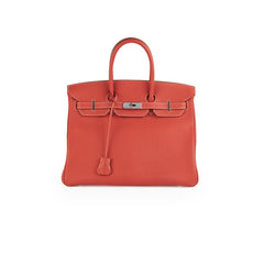 Hermes Birkin 35 Clemence Red
