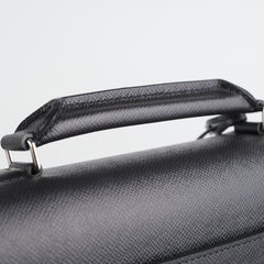 Louis Vuitton Taiga Leather Associe Cartable 1 Briefcase Black