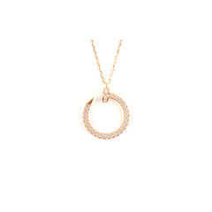 Cartier Juc Necklace Rose Gold Diamond 2019