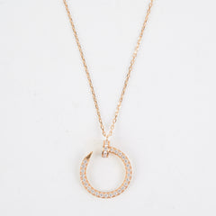 Cartier Juc Necklace Rose Gold Diamond 2019