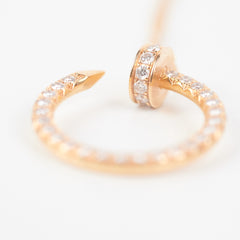 Cartier Juc Necklace Rose Gold Diamond 2019