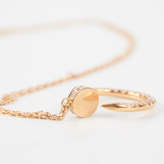 Cartier Juc Necklace Rose Gold Diamond 2019