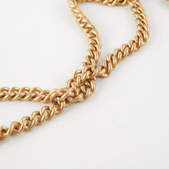 Chanel Caviar Micro Boy Card holder on Chain White
