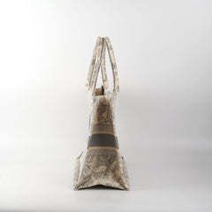 Dior Medium Book Tote Gray