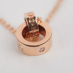 Bvlgari Necklace with Diamonds 18k Rose Gold